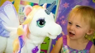 StarLily My Magical Unicorn Toy FurReal Friends Review Girl Toys Kinder Playtime