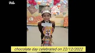 Happy days Islamic school@chocolate day celebrated on 22/12/2022