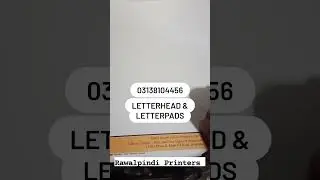 Letterhead Printing Services #printing #services #shorts