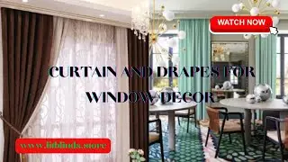 CURTAIN AND DRAPES FOR WINDOW DECOR |  @LitBlinds  #trending #viral #homedecor #foryou