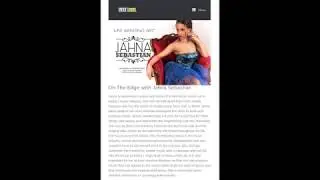 Producer Jahna Sebastian in The Next Level Magazine