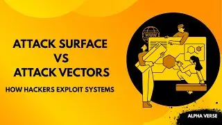 Attack Surface vs Attack Vectors Explained | Cybersecurity Essentials for Beginners