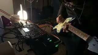 aodai-frost fall  dub ambient session  electric guitar +sampler(octatrack)