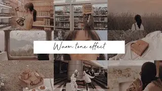 ıllıllı Warm tone effect tutorial — 𝘝𝘴𝘤𝘰 𝘤𝘢𝘮☁️