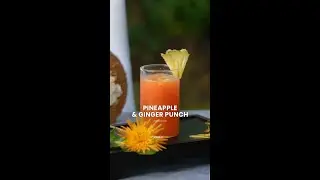 Pineapple and ginger punch at home | Pineapple Punch Recipe
