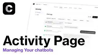 Освойте страницу активности Chatbase для создания более умных чат-ботов