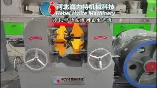 Cold rolled ribbed steel bar equipment#Wechat15631712367
