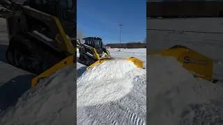 Watch this 1st Gen prototype in action. #construction #snowplow #equipment #contractor