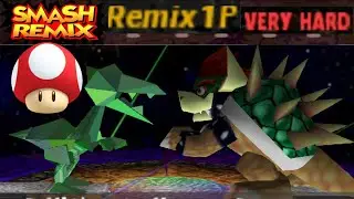 Smash Remix - Classic Mode Remix 1P Gameplay with Giant Polygon Yoshi