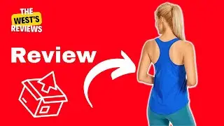 CRZ YOGA Women's Racerback Workout Tank Tops Loose Fit