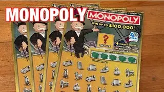 Monopoly Tickets‼️California Lottery Scratchers🤞🍀🍀🍀