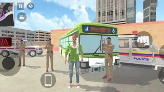 The policemen took the bus away 🚌 Indian theft auto simulator 💥🤩