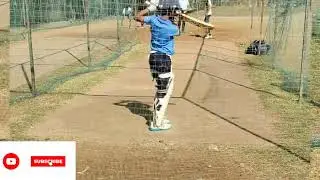 Yash batting practice/Net practice by Devchand sir at College ground Daman#betting#cricket#Net