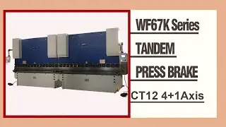 Rongwin High Accuracy CT12 Controller 500T/4000 Electro-hydraulic CNC Large Press Brake in Tandem