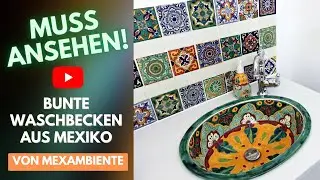 BuNte WaschBecKen aus Mexiko