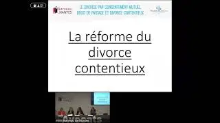 Le divorce par consentement mutuel, droit de partage et divorce contentieux - 1er avril 2022