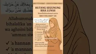 Amalan Lunas Hutang Paling Ampuh #doa #dzikir #sholawat #amalan #shorts
