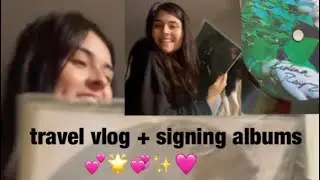 Travel Vlog and Signing Albums!