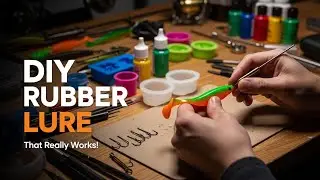 🎣 &ldquo;DIY Rubber Fishing Lure | Handmade Casting Bait That Really Works!&rdquo;