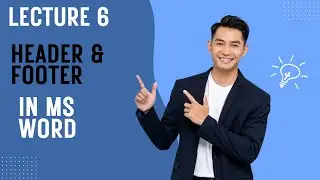 MS Word Header & Footer Tutorial | Add Page Numbers, Dates & Custom Text Easily in hindi/urdu
