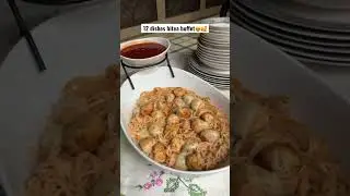 12 dishes hitea buffet at home😍👩🏻&zwj;🍳 #food #shorts #pakistanifood #viral