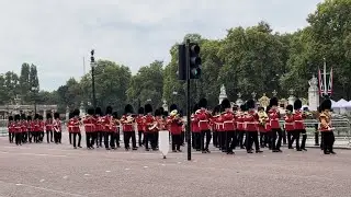 Massive ROYAL band march the MALL really loud