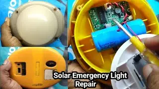 how to repair emergency light | solar emergency light repair