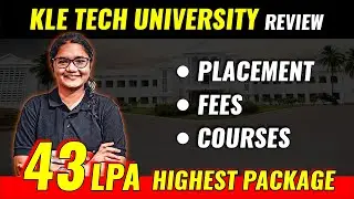 KLE Tech University College Review | Cut Off, Placement #kcetcounselling