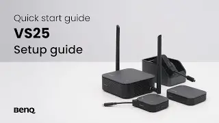 BenQ VS25 InstaShow Wireless Presentation System: Unboxing & quick start guide