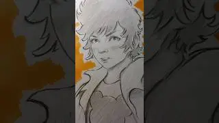 Drawing roxas kingdom hearts! #art #drawing #shorts #games #kingdomhearts #roxas #sketch
