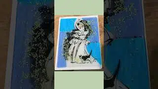 From fashion sketch...to finished glass art!