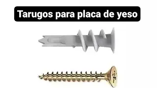 Tarugos para placas de yeso.