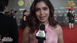 Bollywood Indian Actress Bhumi Pednekar & Pranitha Subhash at Red Carpet of IFFAM 2019 Macau