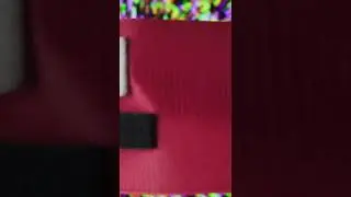 VELCRO ASMR ~ DOUBLE CRUNCH SERIES ~ WHITE & THIN BLACK pulled apart from DARK RED #461