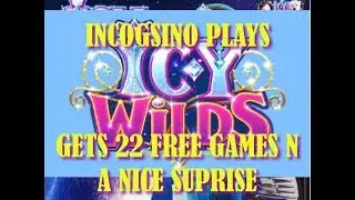 Incogsino Plays Icy Wilds, While, Jackpots Pile!! 22 Free Games!