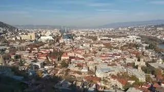 Georgia city view from Narikala Fortress