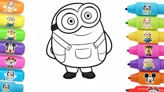 Minions Drawing for Kids | How to Draw a Minion Character