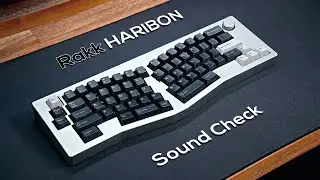 Sound Test - Rakk HARIBON - Rakk Katala - Novelkeys Charcoal