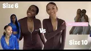 SIZE 6 VS SIZE 10 #PRETTYLITTLETHING