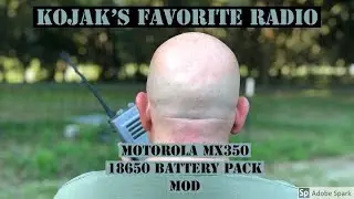 Ham radio battery pack rebuild with 18650 Li-ion cells - Motorola MX350