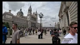 [4K]Walking In Royal  Palace Of Madrid Spain