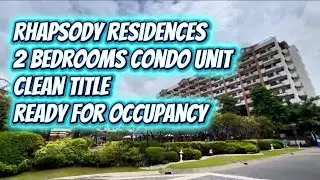 V949-25 Rhapsody residences 2 bedroom condo unit clean title 