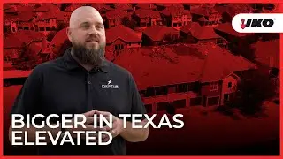 Bigger in Texas Elevated &ndash; Hail Damage Roof Repair with IKO Dynasty Class 3 Shingles