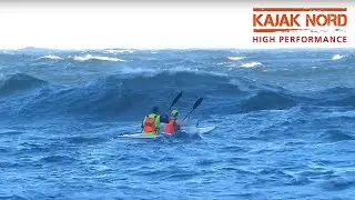 Surfski Technik Downwind Millers Run: Kajak Nord mit Surfskischool Cape Town: Klicke auf HD!!!