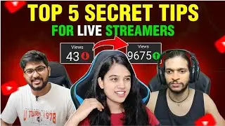 🎮 5 Powerful LIVE Stream Tips to Grow Your Gaming Channel FAST! | Telugu Gaming Tips 2025 🔥