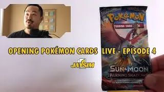 Opening Pok&eacute;mon Cards Live! - Episode 4  || Jay Sim