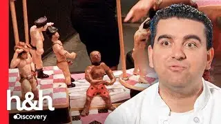 Bolo erótico sobre bailarinos escandaliza a mãe de Buddy | Cake Boss | Discovery H&H Brasil