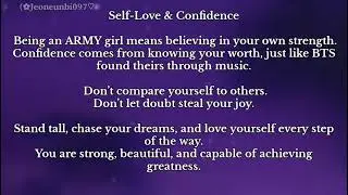 &ldquo;Believe in Yourself &ndash; BTS ARMY Girls Motivation 💜 | Inspirational Story&rdquo;