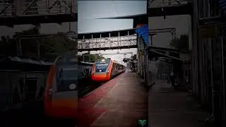 Vande Bharat express at flat 110 kmph ☠️💀🔥#shorts#indianrailways#wap7#wap5#wap4#wdp4d#wag9#wag12