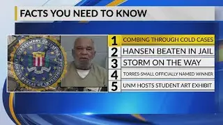 November 28 Morning Rush: Serial killer confesses to murdering Albuquerque woman in '70s